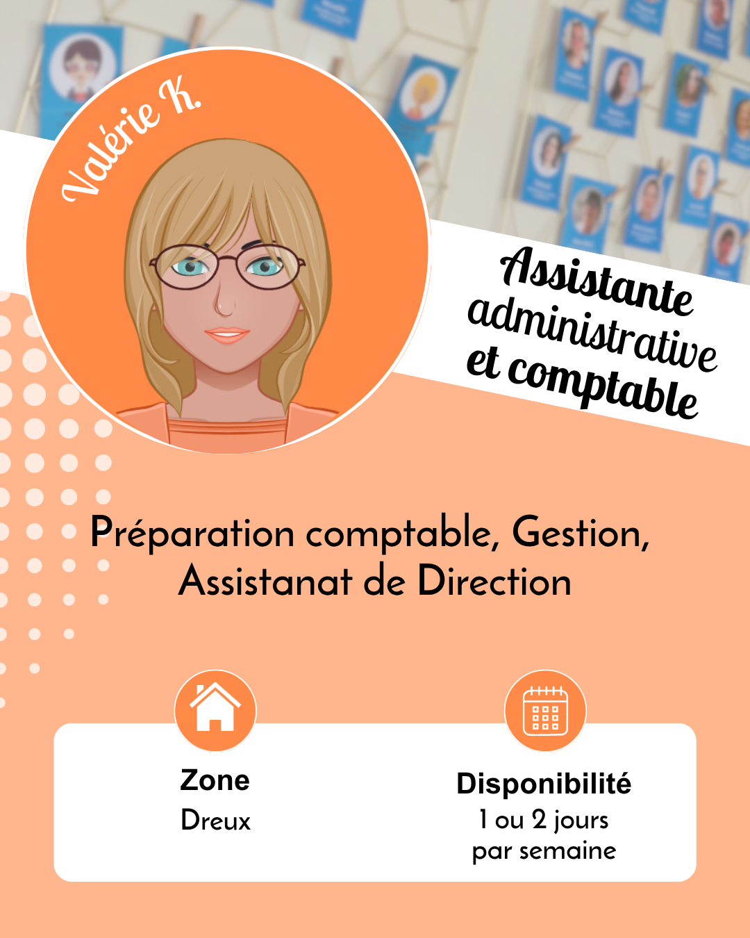 Valérie K - Assistante administrative et comptable