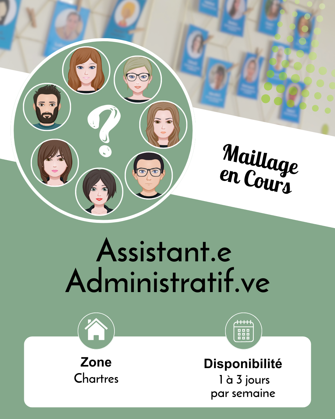 Maillage en cours - recherche entreprise pour partager assistant.e administratif.ve