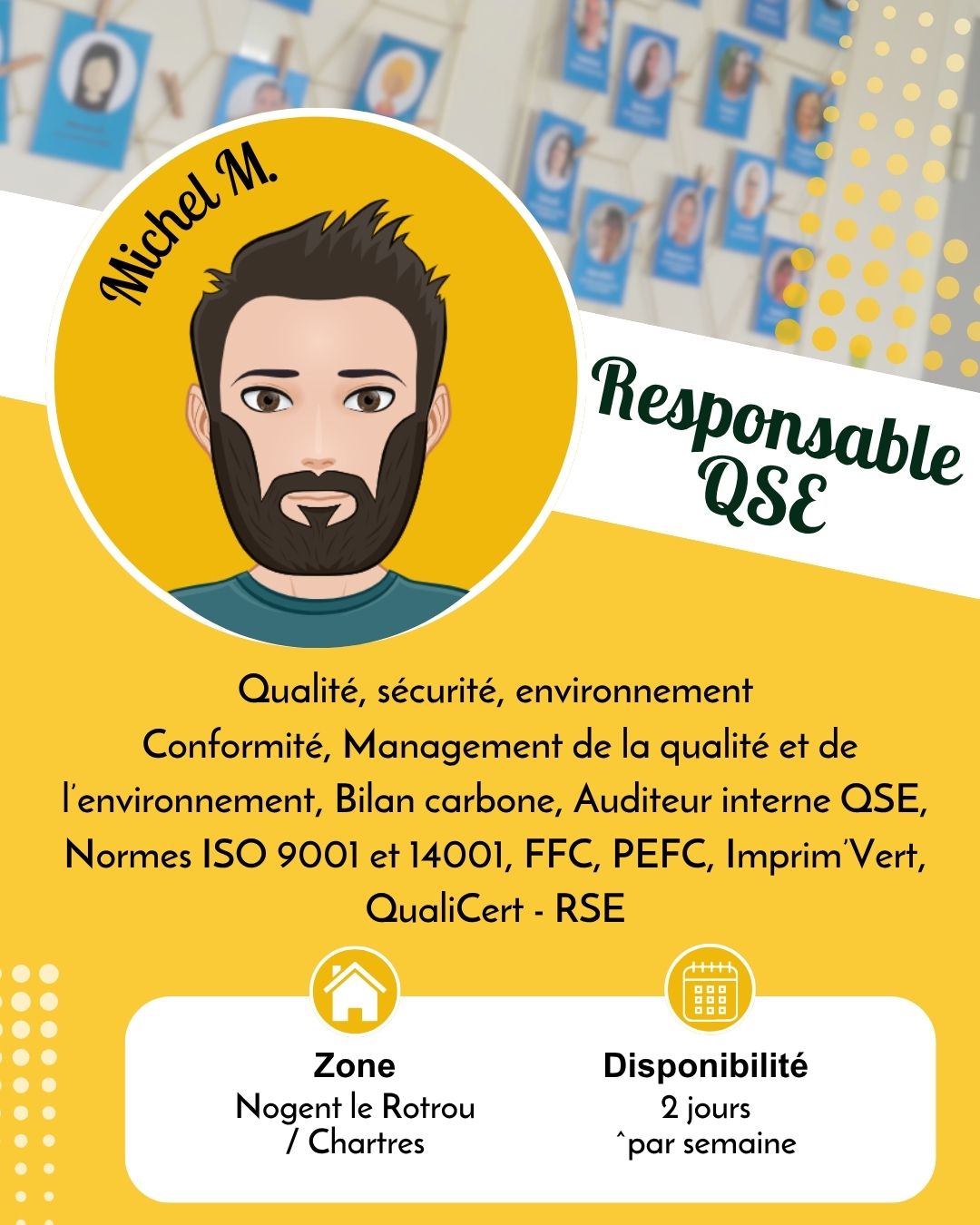 Michel.M Responsable Qualité -Nogent le rotrou