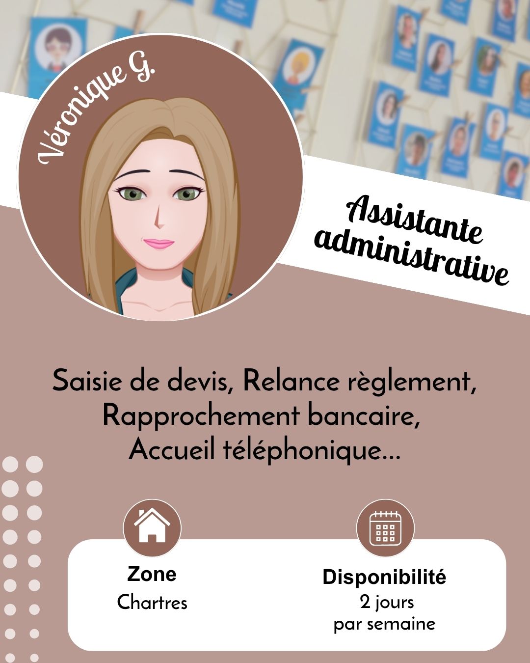 Véronique G. Assistante administrative - Chartres