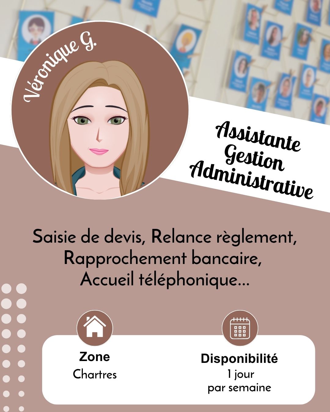Véronique G. Assistante administrative - Chartres